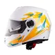 Moto čelada W-TEC Vexamo PI Graphic - White Graphic
