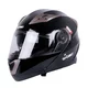 Preklopna moto čelada W-TEC Pezzon - belo-bronasta