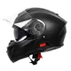Preklopna moto čelada W-TEC Cullo - črna mat