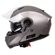 Preklopna moto čelada W-TEC Lanxamo - Titan Siva