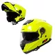 Preklopna moto čelada W-TEC Cullo - črna mat - fluo rumena