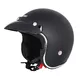 Moto čelada W-TEC YM-629 z očali Ageless - črna-mat