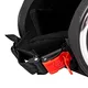 Moto čelada W-TEC YM-629 z očali Ageless - črna-mat