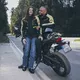 Moto jakna W-TEC Ventura - črna-fluo rumena