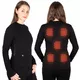 Ženska ogrevana majica W-TEC Insulong Lady - črna