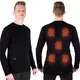 Moška ogrevana majica W-TEC Insulong - črna
