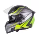 Integralna čelada W-TEC Vintegra Graphic - črna-fluo rumena