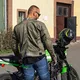 Integralna čelada W-TEC Vintegra Graphic - črna-fluo rumena