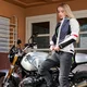 Ženska moto jakna W-TEC Lucina - šedá-krémově bílá