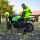 Moške poletne moto hlače W-TEC Alquizar - Black-Grey