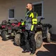 Moto jakna W-TEC Astair - črno-siva-zelena