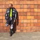 Moška moto bunda W-TEC Troopa - Črna camo