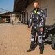 Moška moto bunda W-TEC Troopa - Črna camo