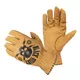 Usnjene moto rokavice W-TEC Black Heart Skull Gloves - camel - camel