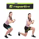 Elastični trak inSPORTline Hiplop S - fluo zelena