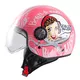 Čelada za skuter W-TEC FS-701PF Pink Life - roza -bela
