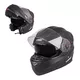 Preklopna čelada W-TEC YM-925 - Pure Matt Black - Pure Matt Black