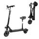 Električni skiro W-TEC Skootie Pro II 8" s sedežem - modra - črna