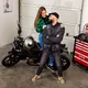 Preklopna moto čelada W-TEC Lanxamo - Titan Siva