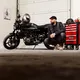 Preklopna moto čelada W-TEC Lanxamo - Titan Siva