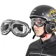 Moto čelada W-TEC YM-629 z očali Ageless - črna-mat