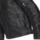 Moška usnjena moto jakna W-TEC NF-1121 - črna