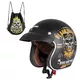 Moto čelada W-TEC V541 Black Heart - Ride Culture, mat črna