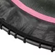 Trampolin z držalom inSPORTline Cordy 114 cm brez vzmeti - roza