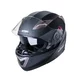 Preklopna moto čelada W-TEC Pezzon - belo-bronasta