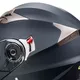 Preklopna moto čelada W-TEC Pezzon - belo-bronasta