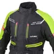 Moto jakna W-TEC Ventura - črna-fluo rumena