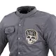 Moška moto jakna W-TEC Black Heart Garage Built Jacket - temno siva