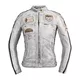 Ženska usnjena moto jakna W-TEC Sheawen Lady White New - bela - bela