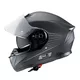 Moto čelada W-TEC Yorkroad Solid - Black Grey Matt