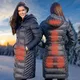 Ženska ogrevana jakna inSPORTline WARMatera - črna