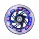 Svetleče kolo za skiro PU 125*24 mm z ABEC 5 ležaji - črna - črna