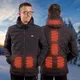 Moška ogrevana jakna W-TEC HEATborg - črna - črna