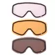Spare lens for Ski goggles WORKER Cooper - rumena