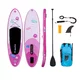 SUP Deska za veslanje z dodatki inSPORTline Wavelet 9'6" - zelena - roza